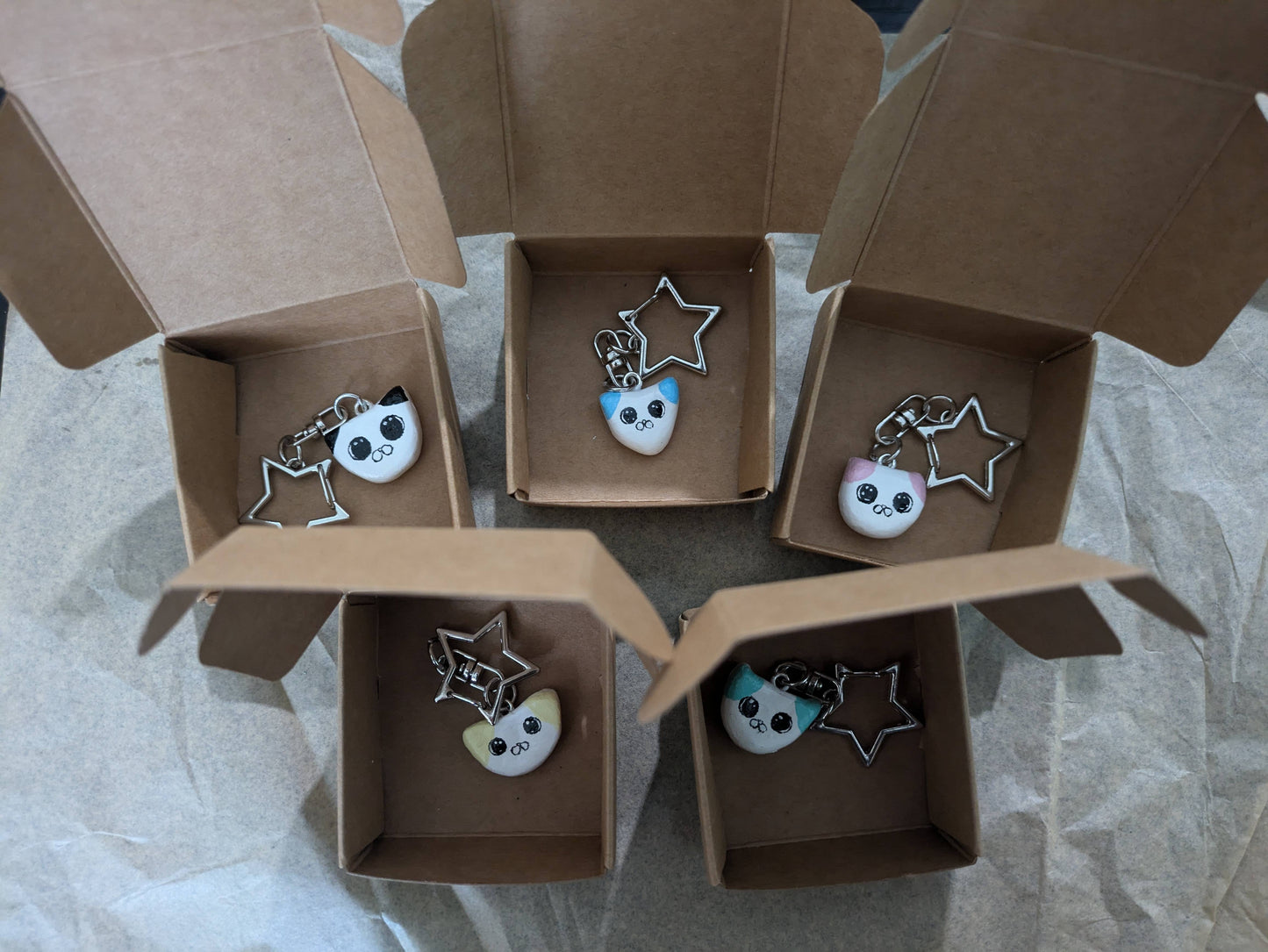 Cute cat charm (can be customized)
