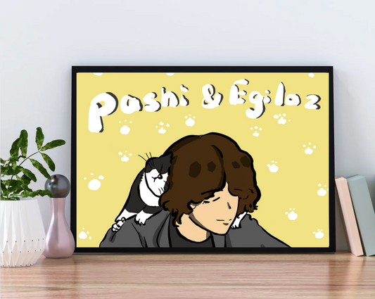 Pet and Owner Portrait Painting