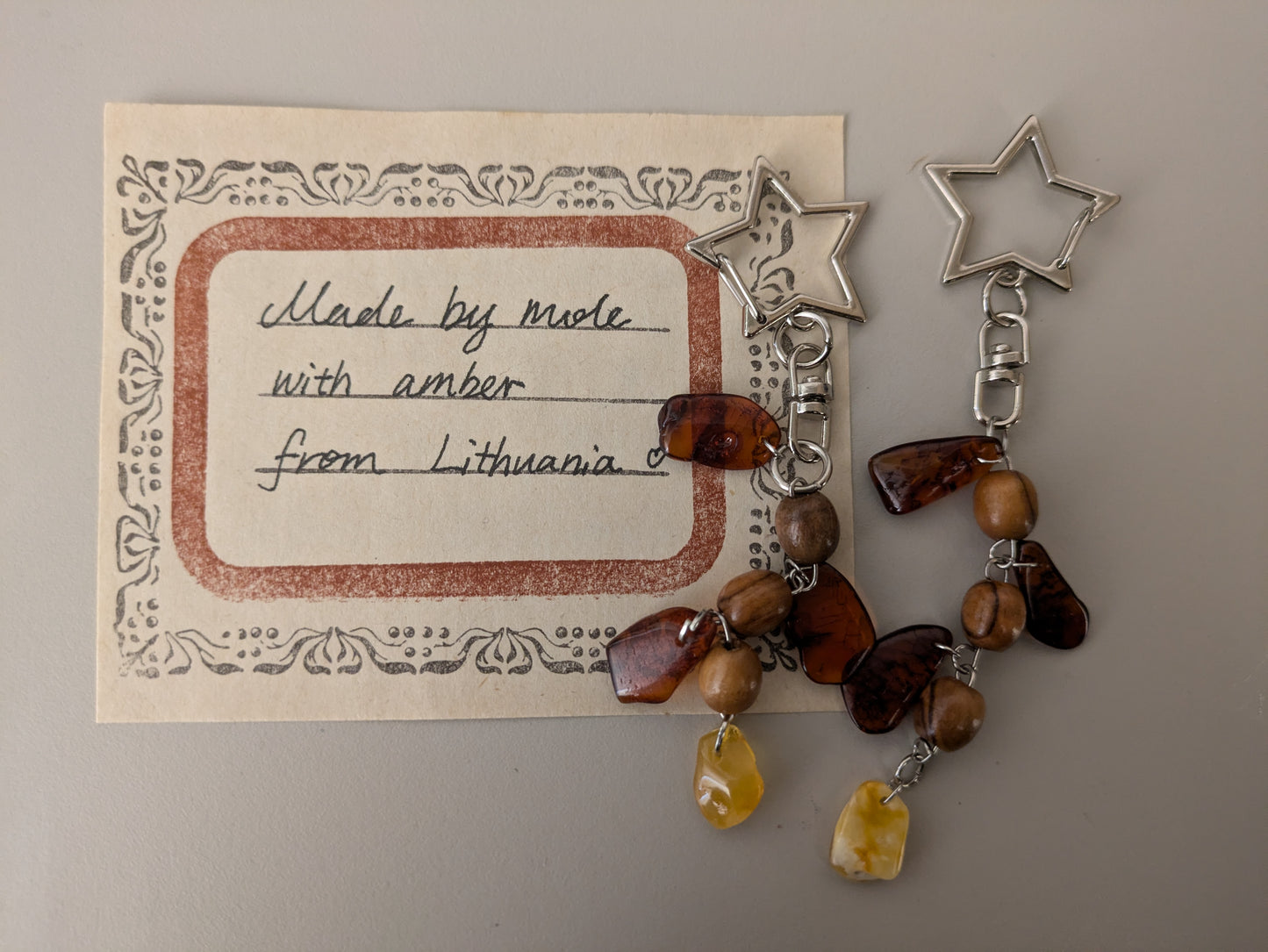 October Limited Mole Craft-Baltic Amber Keychain