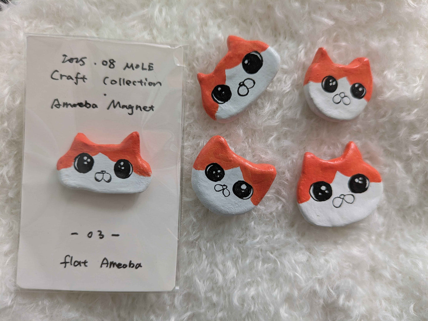 August Mole craft- Limited Amoeba Fridge Magnet